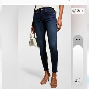 Rag & Bone Mid Rise Ankle Skinny Jeans Size 29
